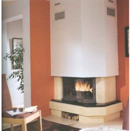 Каминная облицовка La Romaine Amancey пристенно-угловой вариант